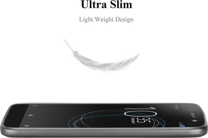 Productafbeelding Cadorabo TPU Matte Metallic hoes (Sony Xperia XA1)