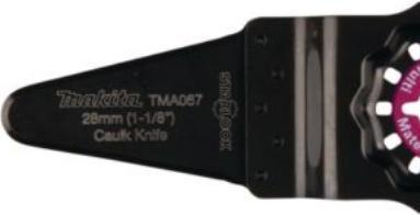 Produktbild Makita B-65006 MULTITOOL Spitzaufsatz (für Fensterspachtel, Silikonschneiden) TMA067 HCS, STARLOCK, Dämmst