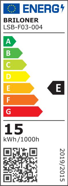 Etichetta energetica Briloner Slim (1850 lm)
