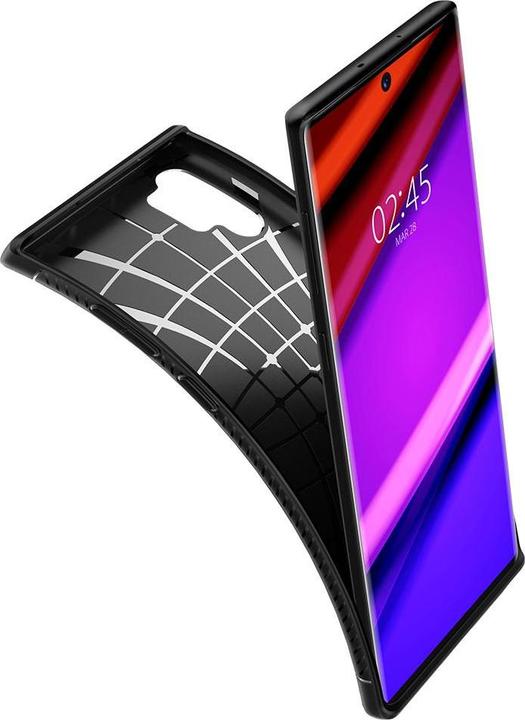 Actual product image Spigen rugged army (Samsung Galaxy Note 10 Plus, Xiaomi Redmi 10 Prime+ 5G)