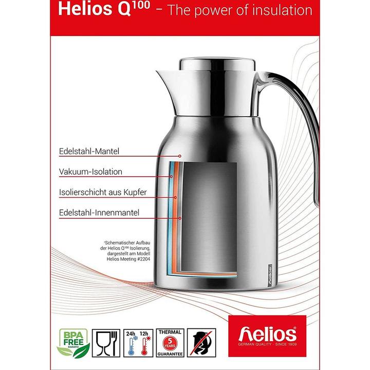 Produktbild Helios Isolierkanne Brilliant 1 L, spülmaschinengeeignet (1 l)