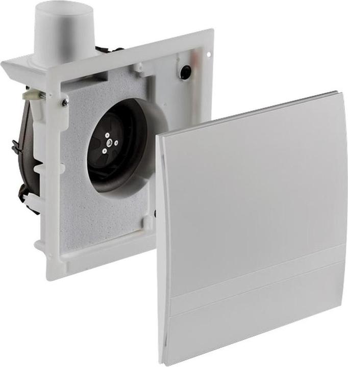 Productafbeelding Lunos LUNO KL-EC Silvento ec-KL incl. afdekking gecombineerd met alle beschikbare bedieningsmodules.