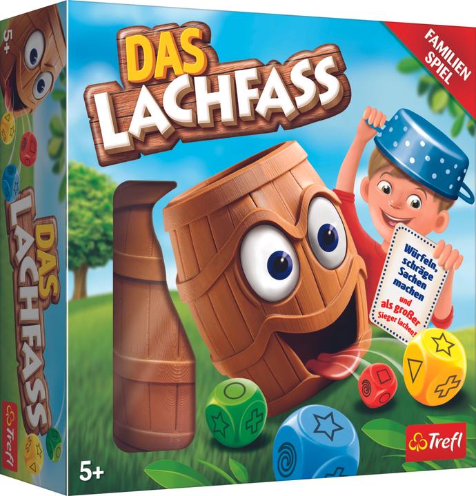 Produktbild Trefl Das Lachfass ist ein verrücktes Spiel für die ganze Familie, bei dem ihr alle gleichzeitig die verrü (Deutsch)