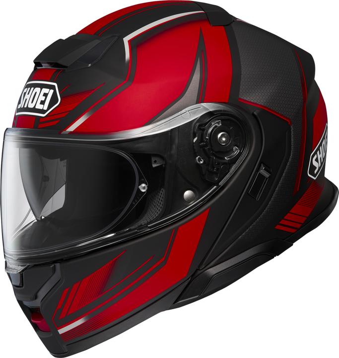 Matt black and red
