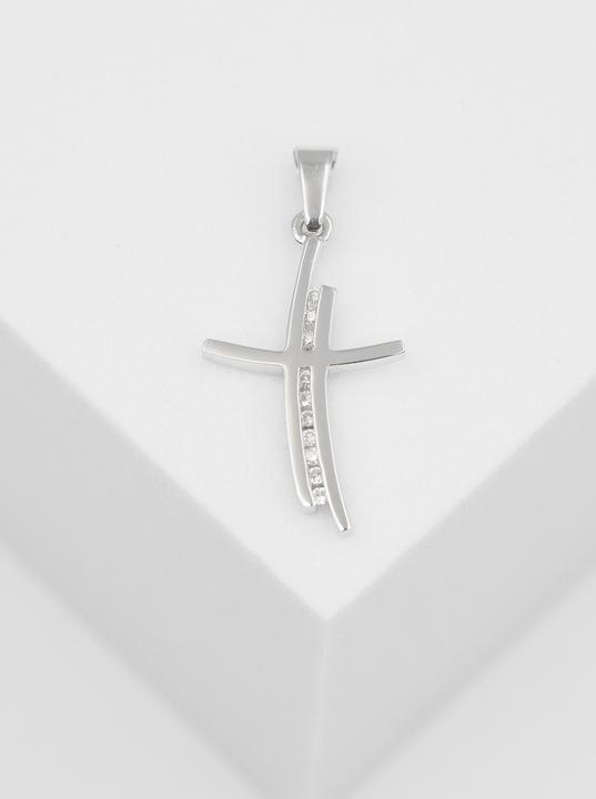 Actual product image Muau Cross (White gold)