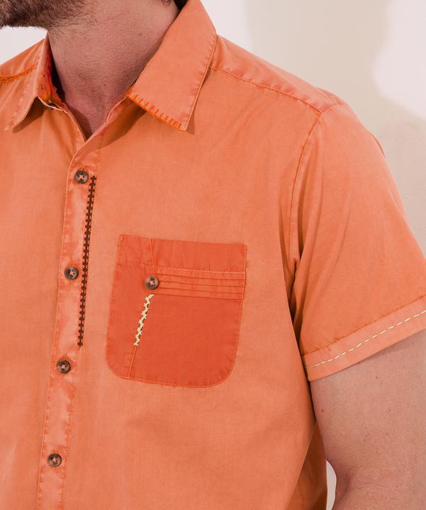 Actual product image Joe Browns Short Sleeve Contrast Pocket Shirt (L)