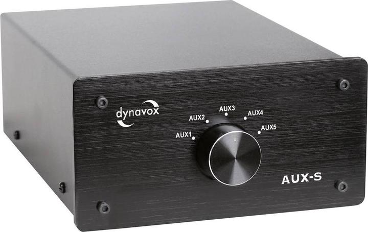 Image du produit Dynavox AUX-S Commutateur audio RCA Noir