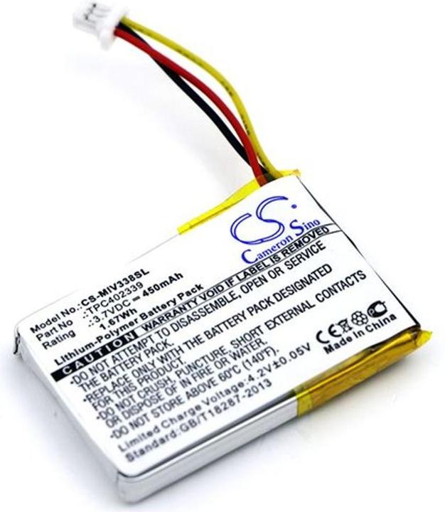 Actual product image NoName Battery for Mio Mivue 338 etc