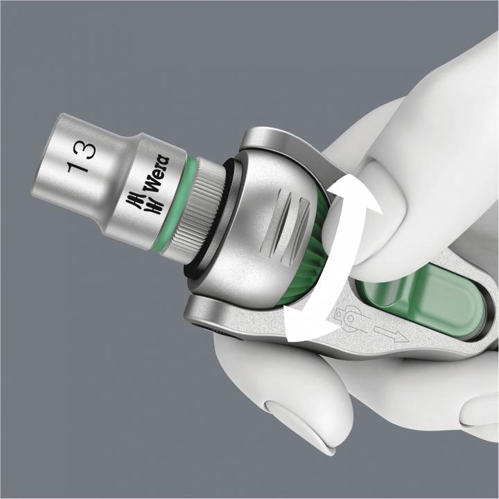 Actual product image Wera 8100 SA 2 Zyklop Speed Ratchet Set (14 mm, 7 mm, 8 mm, 5 mm, 12 mm, 13 mm, 9 mm, 6 mm, 10 mm, 11 mm, 4 mm)