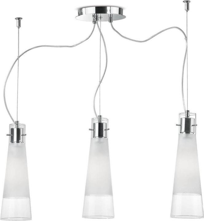 Image du produit Ideal lux KUKY Suspension E27 3-fois ⌀110mm dimmable Clair 033952 (E27)