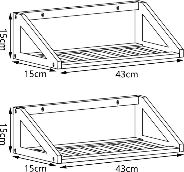 Produktbild En.Casa Gjerdrum (43 x 15 x 15 cm)