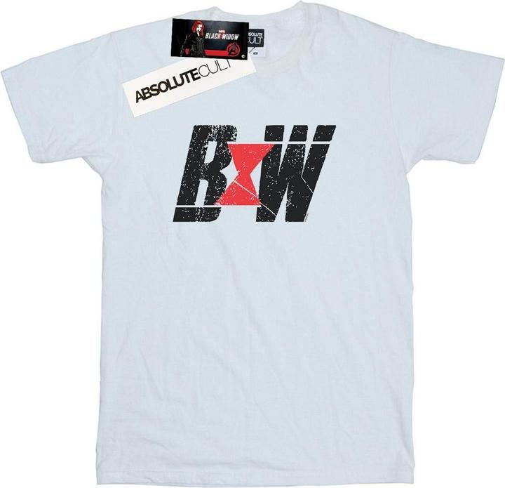 Image du produit - T-shirt BLACK WIDOW MOVIE INITIAL LOGO - Homme (M)