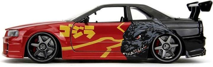 Actual product image Jada Godzilla Nissan GTR 1:24