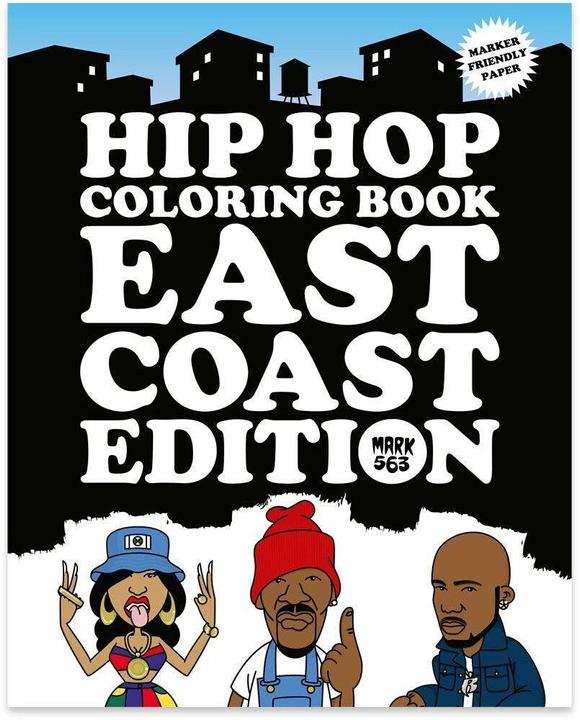 Image du produit Dokument Press Livre de coloriage Hip Hop (Anglais, 2020)