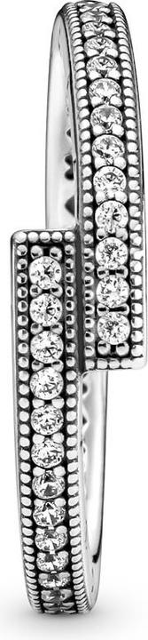 Produktbild Pandora Logo Sparkling Overlapping Ring (48, 925 Silber)