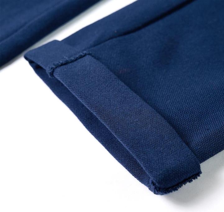 Immagine prodotto VidaXL Pantaloni da bambino con coulisse blu navy 140,Materiale: 95 (140)