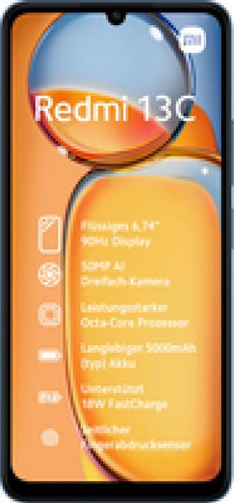 Actual product image Xiaomi Redmi 13C (256 GB, Navy Blue, 6.74", 50 Mpx, 4G)