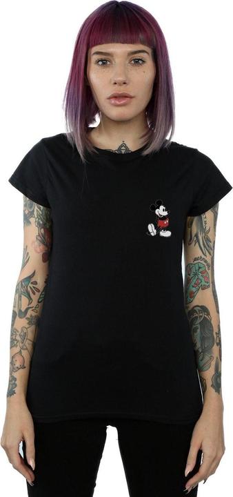 Immagine prodotto Disney Mickey Mouse Kickin Retro Chest Maglietta Donna (M)