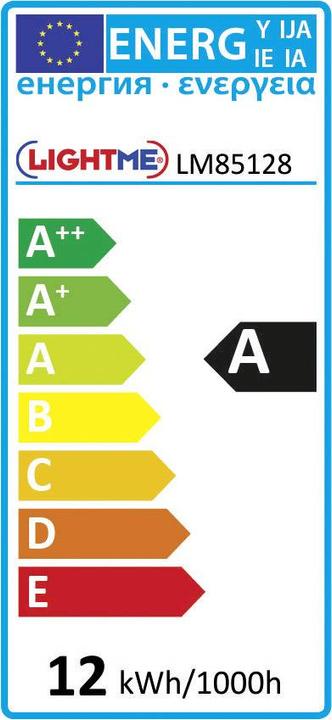 Energie-Label LightMe LED E27 Reflektor 12 W = 95 W (E27, 12 W, 980 lm, 1 x, G)