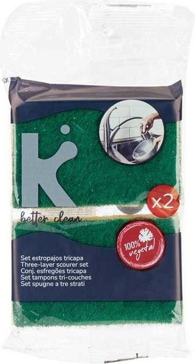 Immagine prodotto Natec Scheuerschwämme-Set Gelb grün Cellulose Abrasive Faser 10,5 X 6,7 X 2,5 cm (2 pz.)