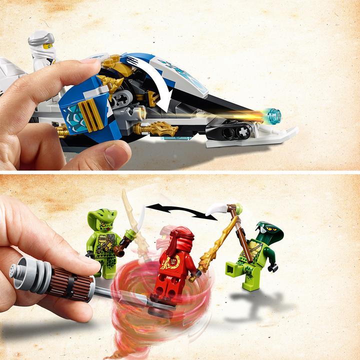 Actual product image LEGO Zane's Fire Bike Snowmobile (70667, LEGO Ninjago)