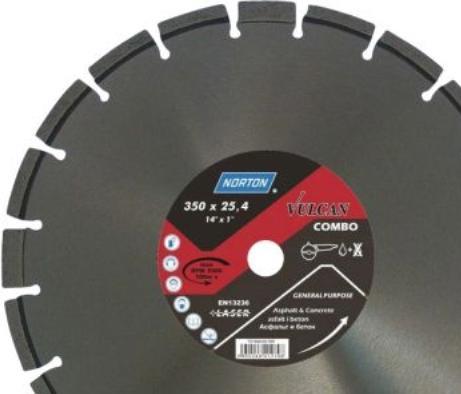 Image du produit Saint-Gobain Lame diamantée 400x10x3,2x25,4 - vulcan Combo velegnet til byggematerialer, asfalt beton