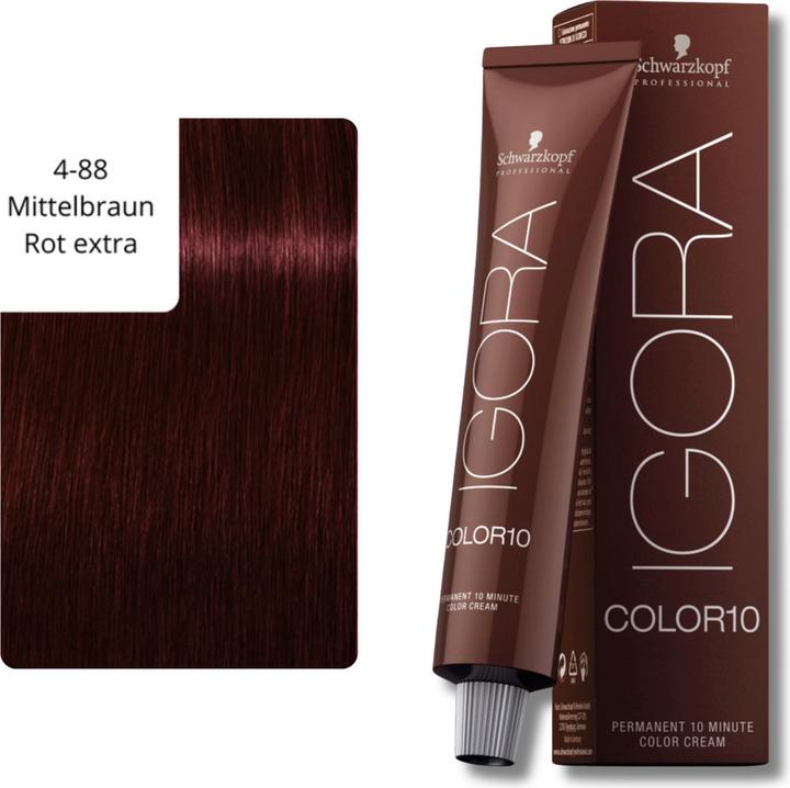 Produktbild Schwarzkopf Professional Igora Color10 Haarfarbe (4-88)