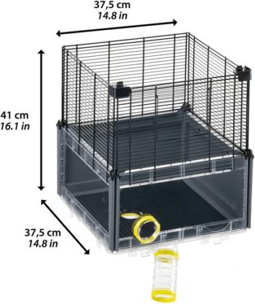 Actual product image Ferplast Rodent cage Multipla grey