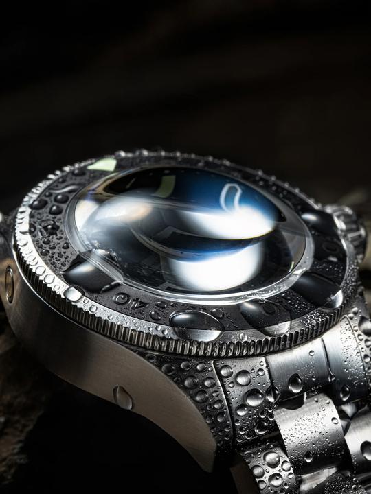 Produktbild Spinnaker SP-5098-33 Picard Volcano Black Automatik Taucheruhr 45mm 55ATM (Taucheruhr)