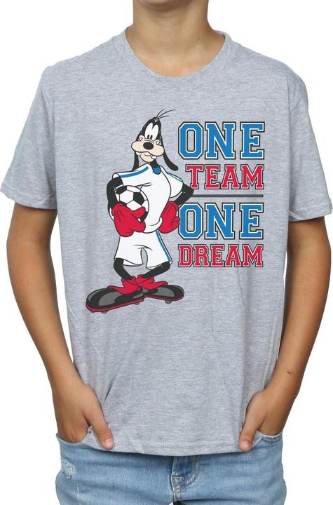 Actual product image Disney Boys Goofy One Team One Dream T-Shirt (152, 158)