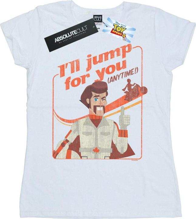 Immagine prodotto Disney Toy Story 4 Duke I'll Jump For You Maglietta Donna (L)