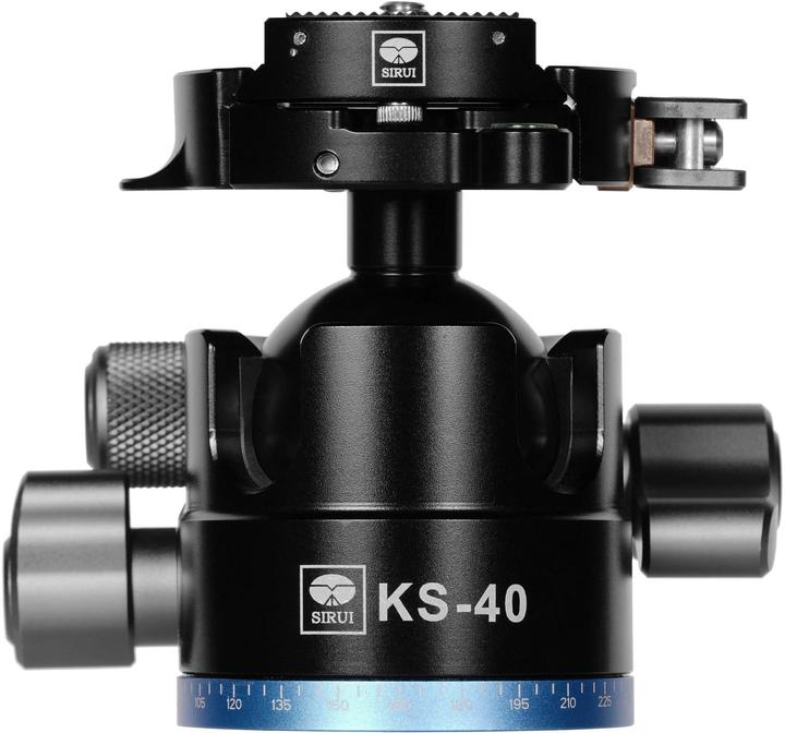 Sirui KS-40 Kugelkopf black mit Schnellverschluss und TY-55X Platte (Kugelkopf)