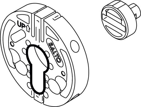 Image du produit Danalock Adaptateur Key Turner Euro