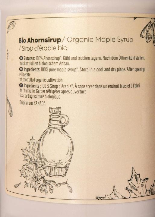 Actual product image KoRo Organic maple syrup (1000 g)