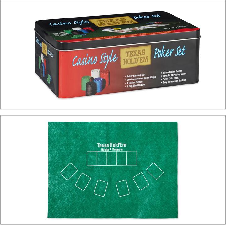 Immagine prodotto Relaxdays Set da poker completo