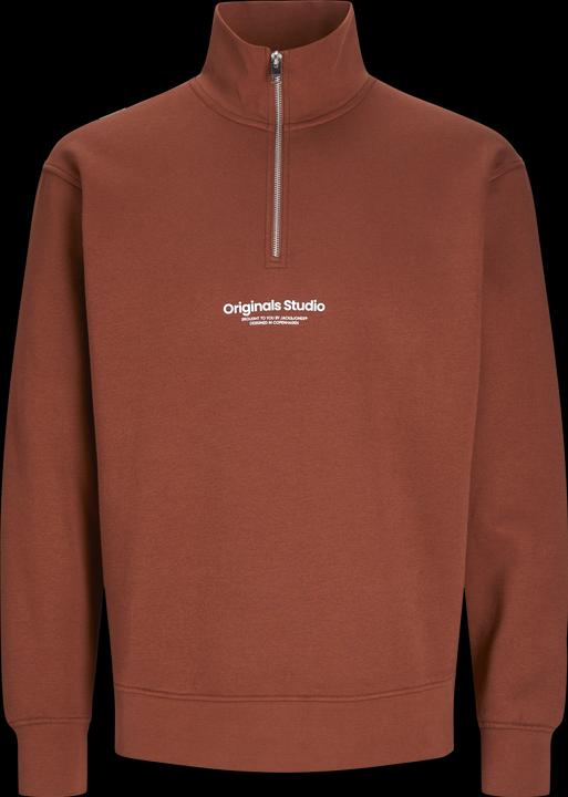 Produktbild Jack & Jones Text Sweatshirt mit halbem Reissverschluss Sweatshirt mit halbem Reissverschluss (XXL)