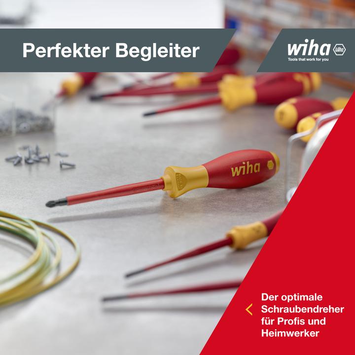 Produktbild Wiha SoftFinish (Schlitzschrauben, Phillipps-Kreuzschlitz (PH))