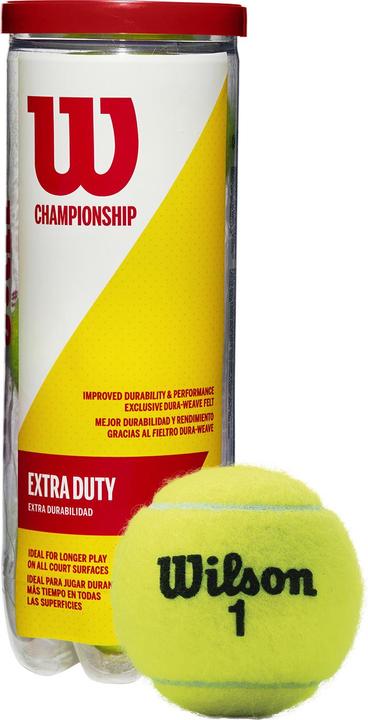 Produktbild Wilson Tennisbälle CHAMPIONSHIP 3 Stück WRT100101