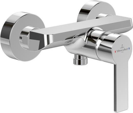 Villeroy & Boch V&B Einhand-Brausebatterie ARCHITECTURA Wandmontage, 218x130x137mm chrom