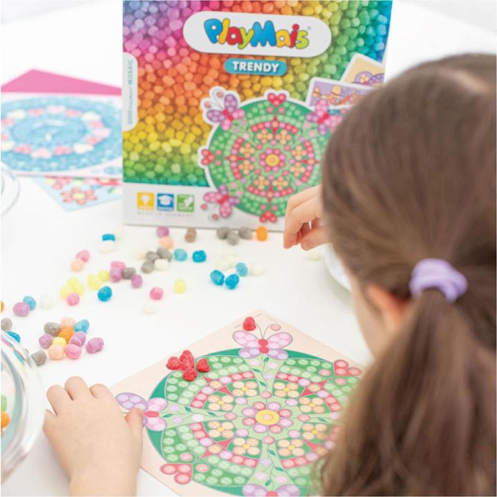 Actual product image PlayMais Trendy Mosaic Mandalas (3,000 pieces)