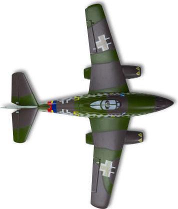 Actual product image E-Flite AVION Me 262 660mm EP BNF 30mm EDF with AS3X & SAFE Select (Jet)