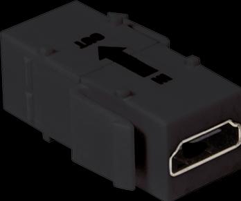 Produktbild LogiLink Keystone Modular Verbinder HDMI mit Repeater Einrastvorrichtung für Standard (HDMI)