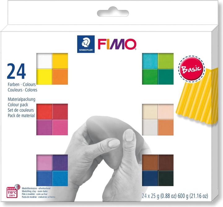Actual product image Staedtler FIMO soft Basic Colours 24 pieces