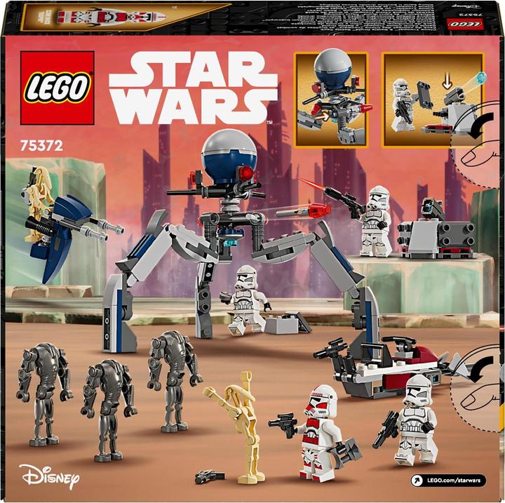 Immagine prodotto LEGO 75372 Pacchetto da battaglia Clone Trooper™ e Battle Droid™ (75372, LEGO Star Wars)