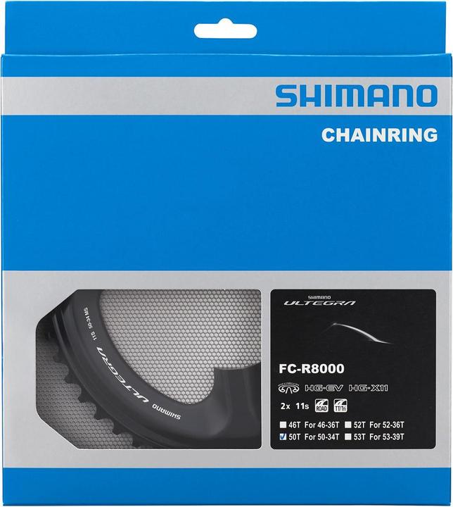 Actual product image Shimano Ultegra FC-R8000 chainring 11-speed MW (53)