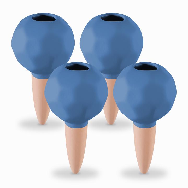 Terracotta, Blau