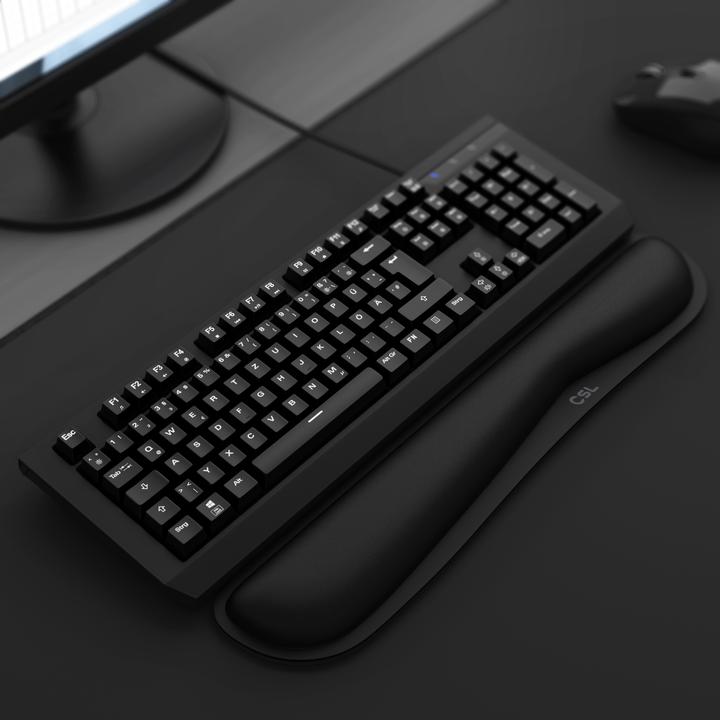 Image du produit CSL Repose-poignets pour clavier, protège-poignets pour clavier, position ergonomique, 43 cm, lavable