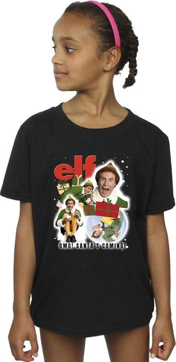 Immagine prodotto Elf Buddy Collage Maglietta Ragazze (152, 158)