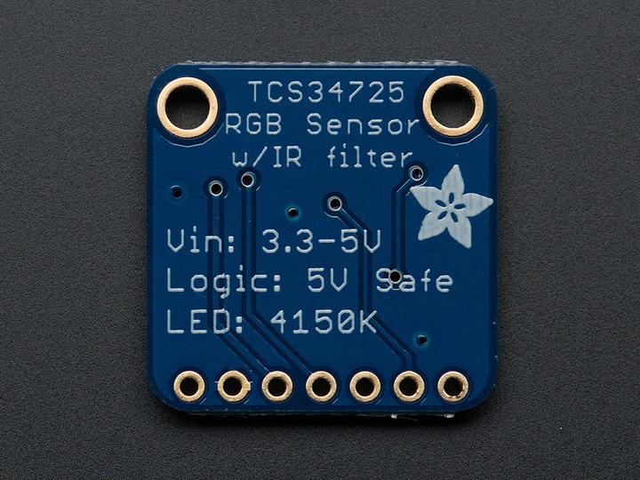 Actual product image Adafruit RGB Color Sensor with IR filter and White LED TCS