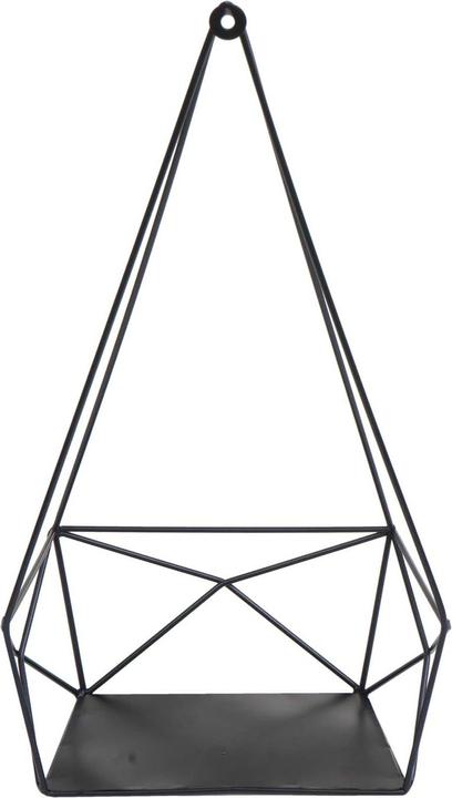 Produktbild Mendler Wandregal HWC-K79, Metall 44x23x11cm - schwarz